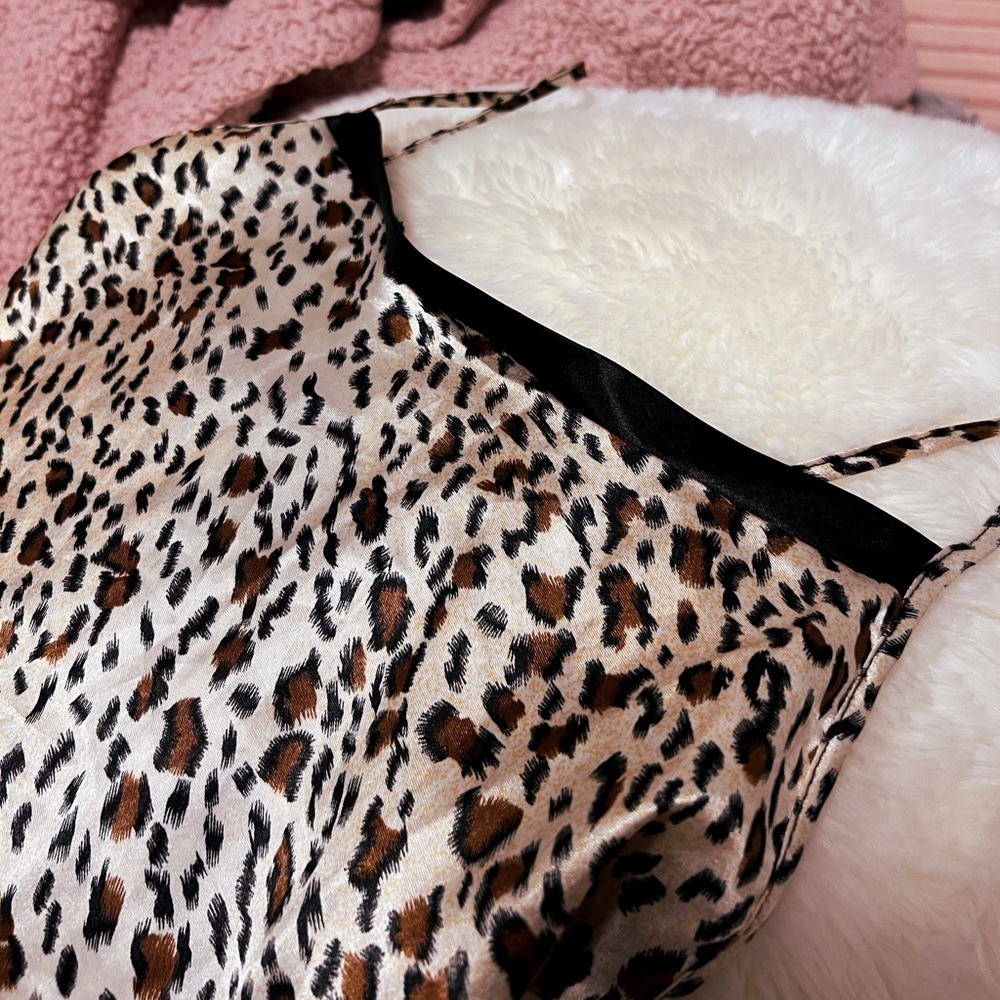 Silky Cheetah Print Cami